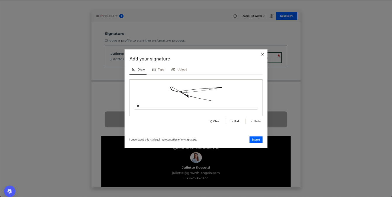 Hub commerce - signature électronique