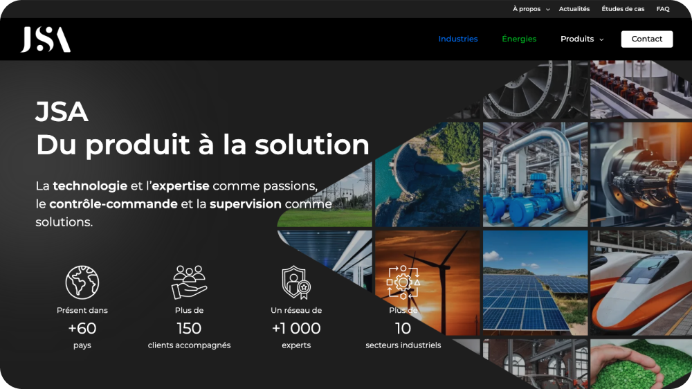 Refonte de site internet pour JSA