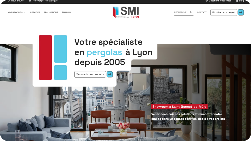 Refonte de site internet pour SMI Lyon